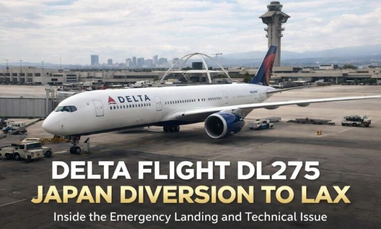 Delta Flight DL275 Japan Diversion LAX: Full Story, Timeline, Causes, and Aviation Safety Lessons Delta Flight DL275 Japan Diversion LAX