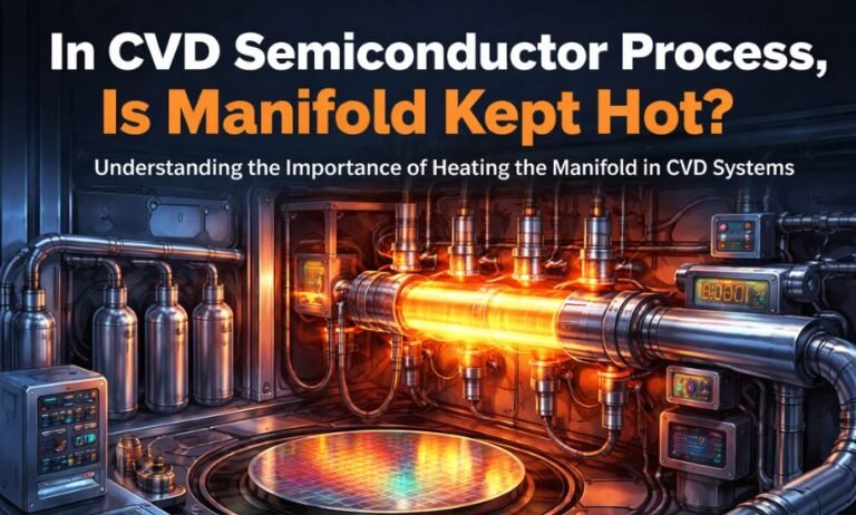 In CVD Semiconductor Process Is Manifold Kept Hot