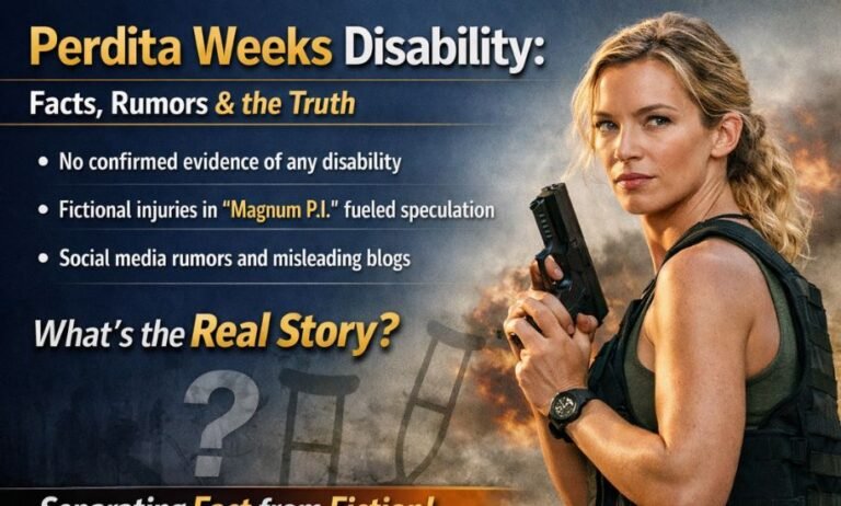 Perdita Weeks Disability: Facts, Rumors, and the Truth Behind the Online Speculation Perdita Weeks Disability