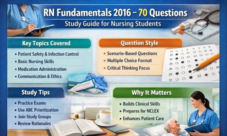 RN Fundamentals 2016 70 Questions