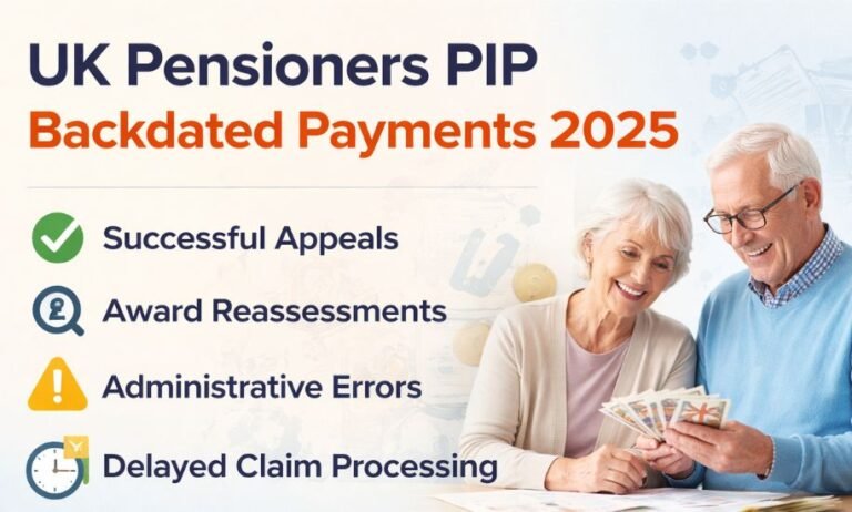 UK Pensioners PIP Backdated Payments 2025 – Full Guide to Eligibility, Reviews, and What Claimants Should Know UK Pensioners PIP Backdated Payments 2025