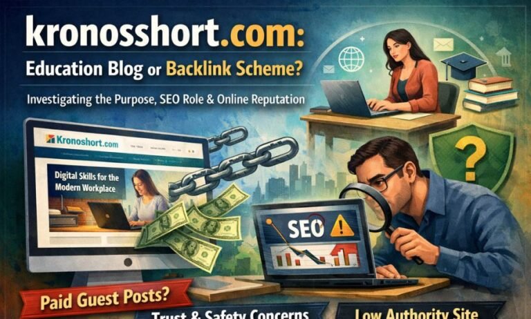 kronosshort. com — A Detailed Look at the Website, Its Purpose, SEO Role, and Online Reputation kronosshort. com